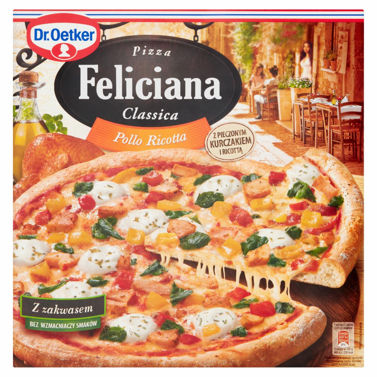 Zdjęcia - Dr. Oetker Feliciana Classica Pizza Pollo Ricotta 335 g