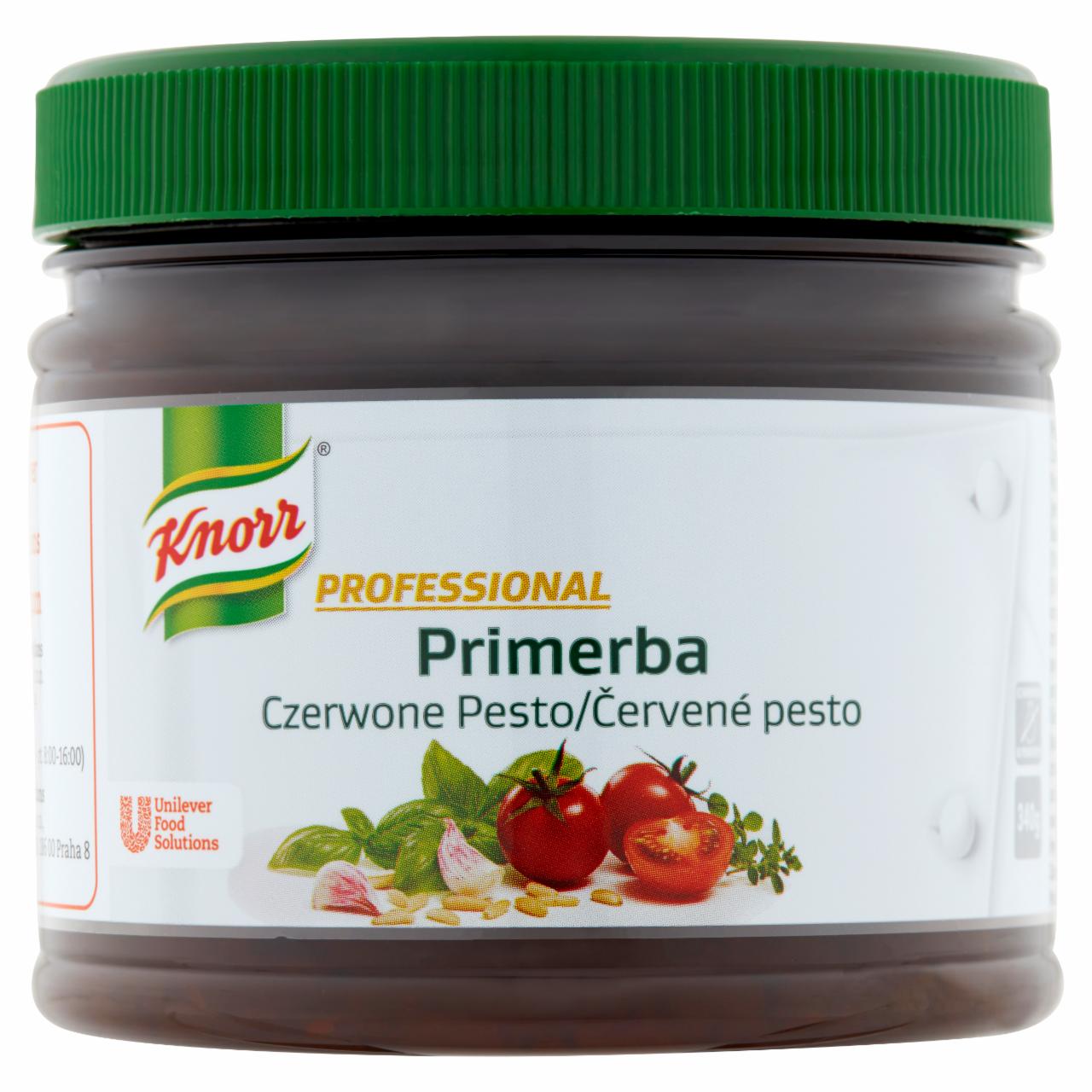Zdjęcia - Knorr Professional Primerba czerwone pesto Pasta ziołowa do przyprawiania potraw 340 g