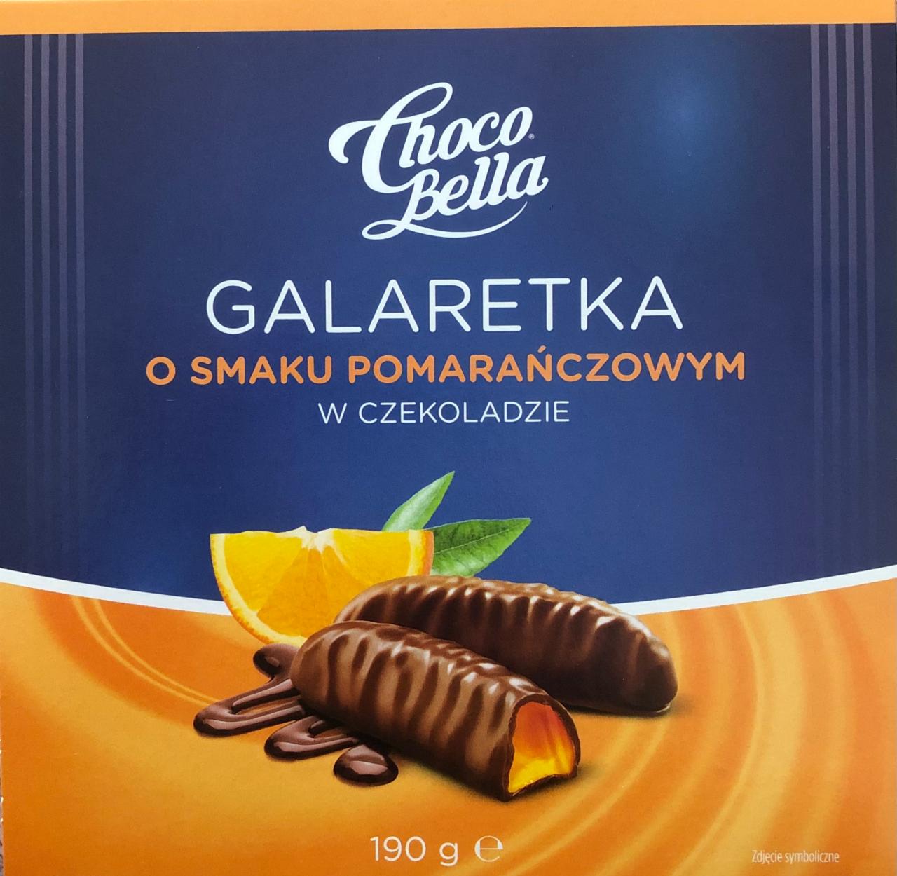 Zdjęcia - Galaretka o smaku pomarańczowym w czekoladzie Choco Bella