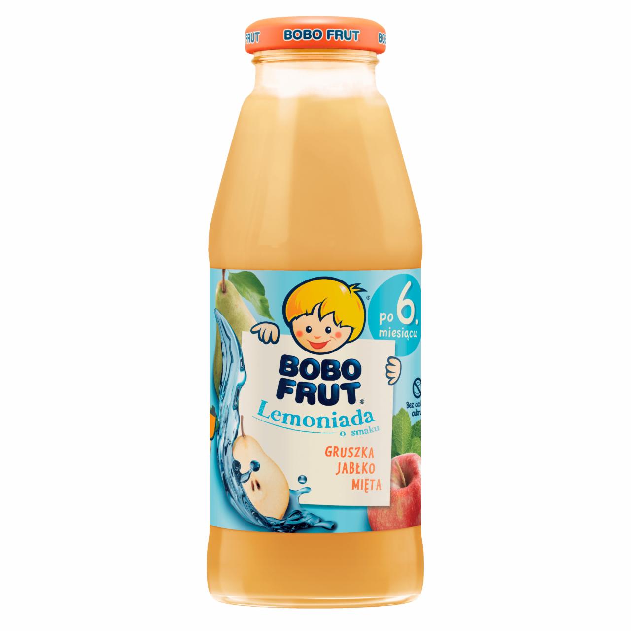 Zdjęcia - Bobo Frut Lemoniada gruszka jabłko mięta dla niemowląt po 6. miesiącu 300 ml