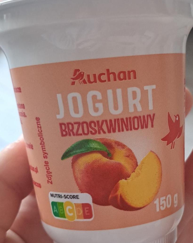 Zdjęcia - Jogurt brzoskwiniowy Auchan