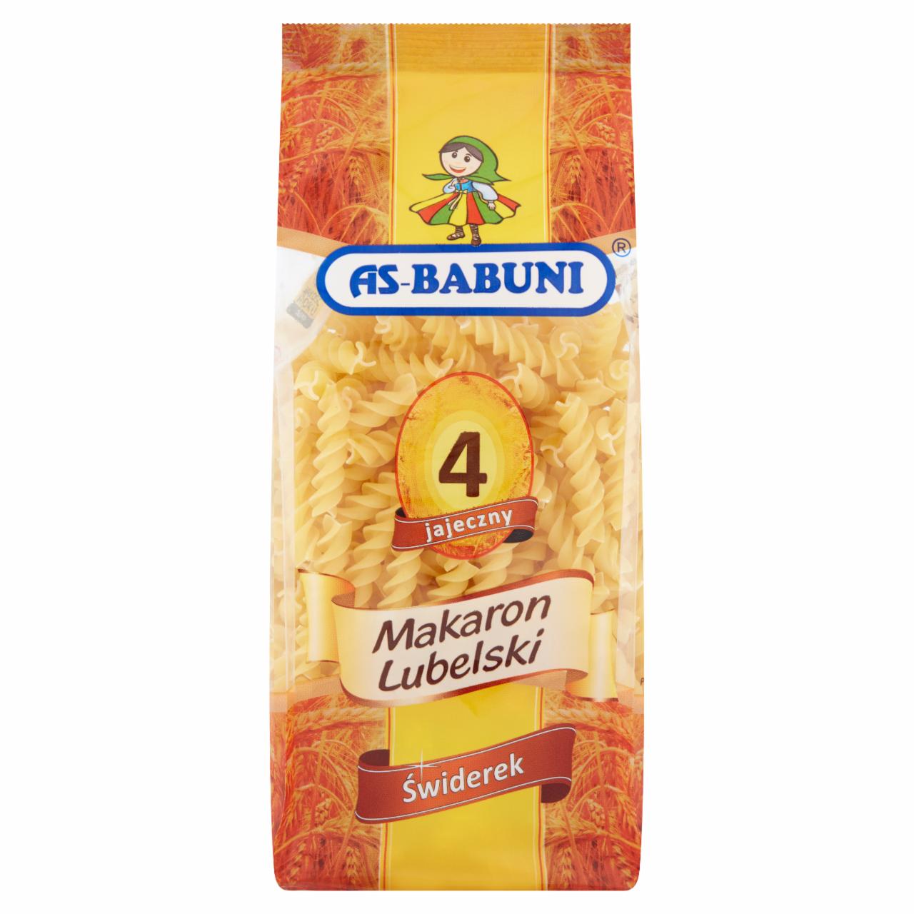 Zdjęcia - As-Babuni Makaron Lubelski świderek 250 g