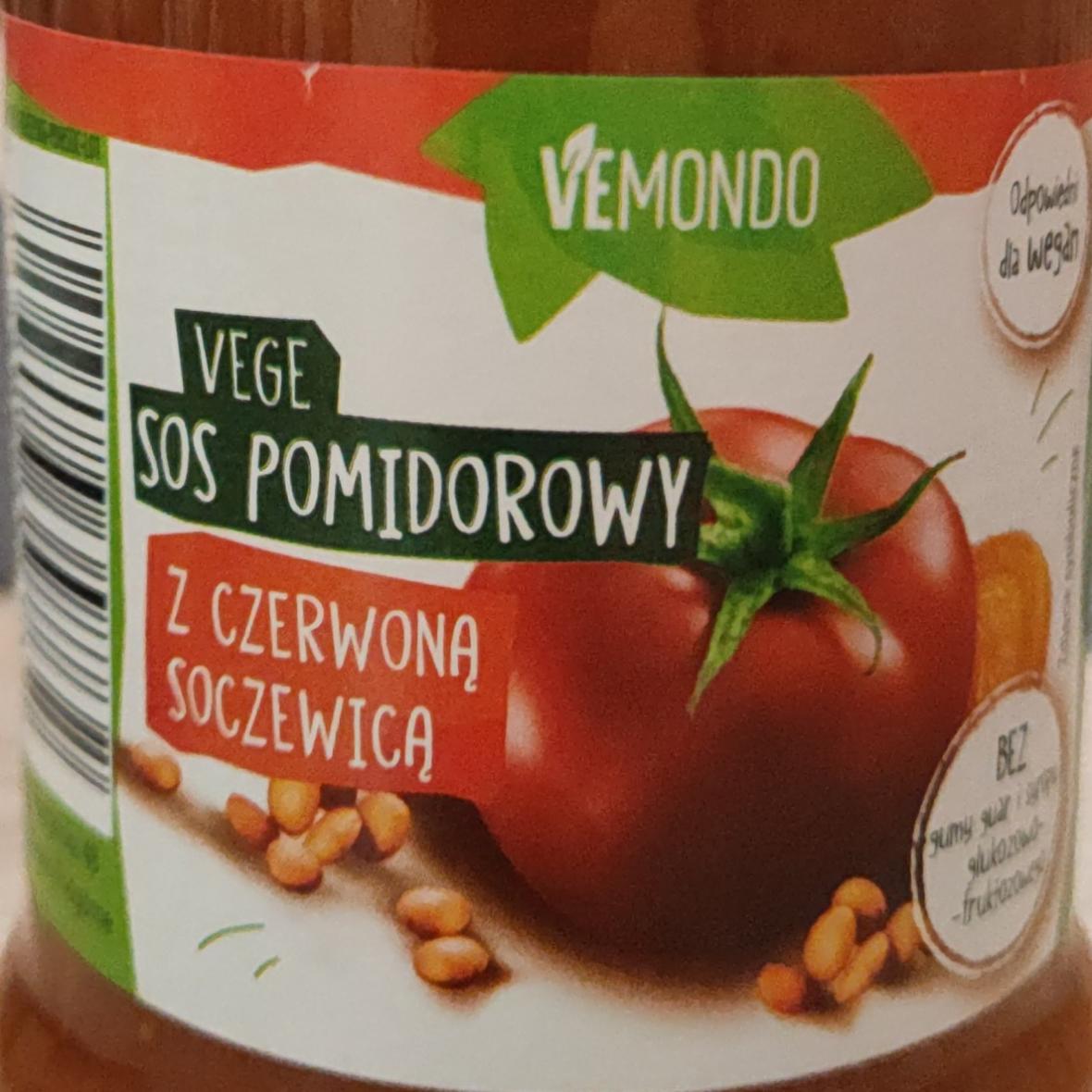 Zdjęcia - Vege sos pomidorowy z czerwoną soczewicą vemondo