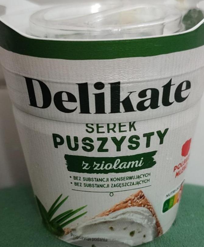 Zdjęcia - serek puszysty z ziołami Delikate