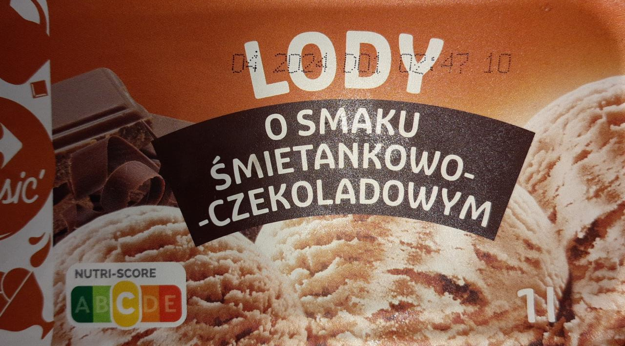 Zdjęcia - Lody śmieatankowo-czekoladowe Carrefour