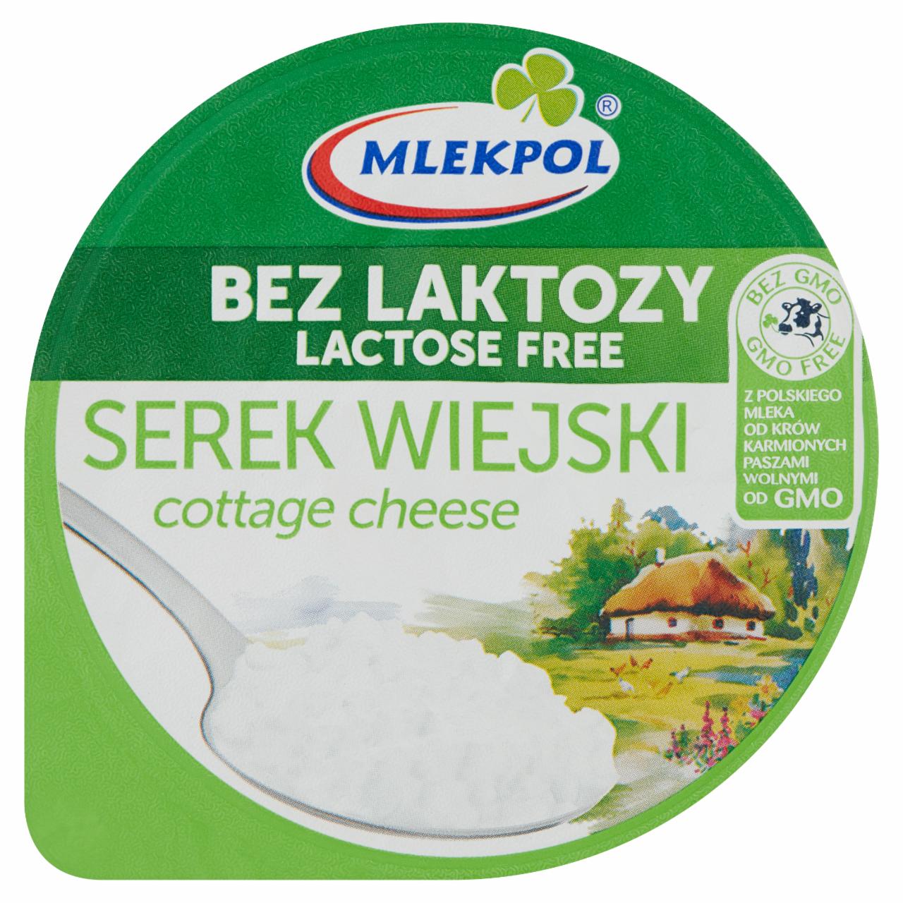 Zdjęcia - Mlekpol Bez laktozy Serek wiejski 200 g