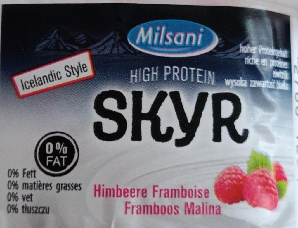 Zdjęcia - Skyr high protein malina Milsani