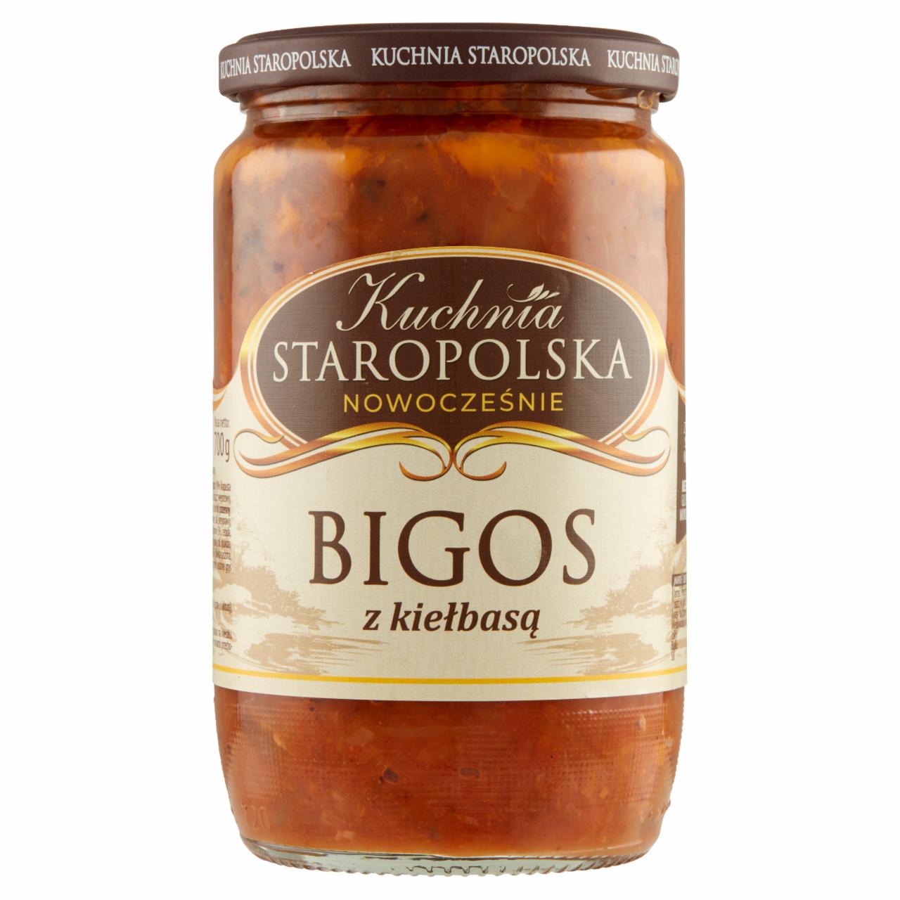 Zdjęcia - Kuchnia Staropolska Bigos z kiełbasą 700 g