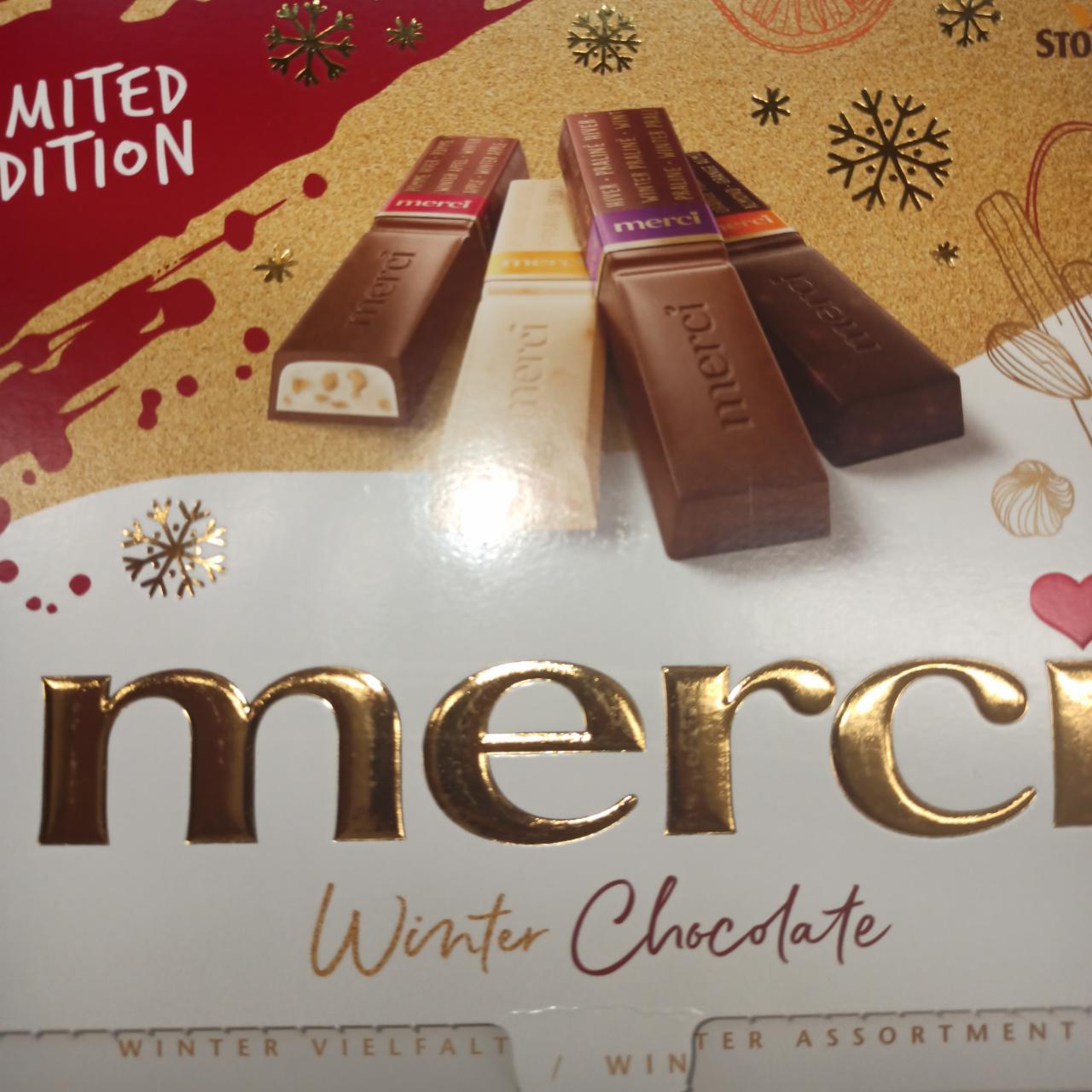 Zdjęcia - merci Winter Chocolate 4 rodzaje specjałów czekoladowych 250 g