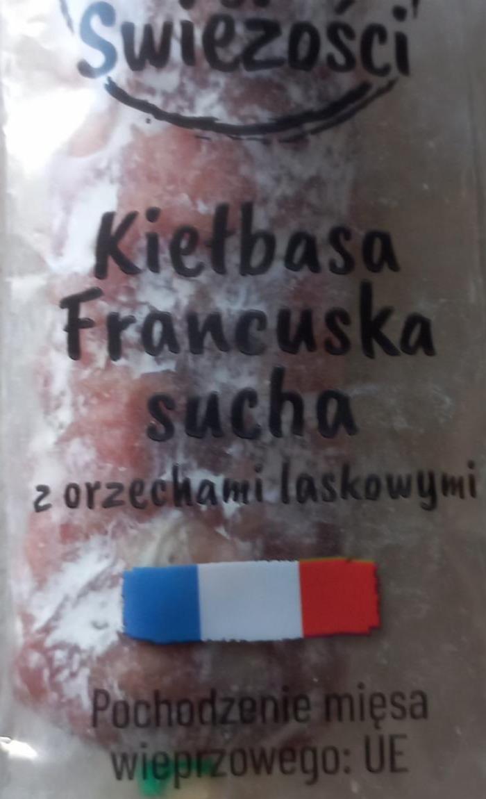 Zdjęcia - Kiełbasa francuska sucha z orzechami laskowymi Carrefour