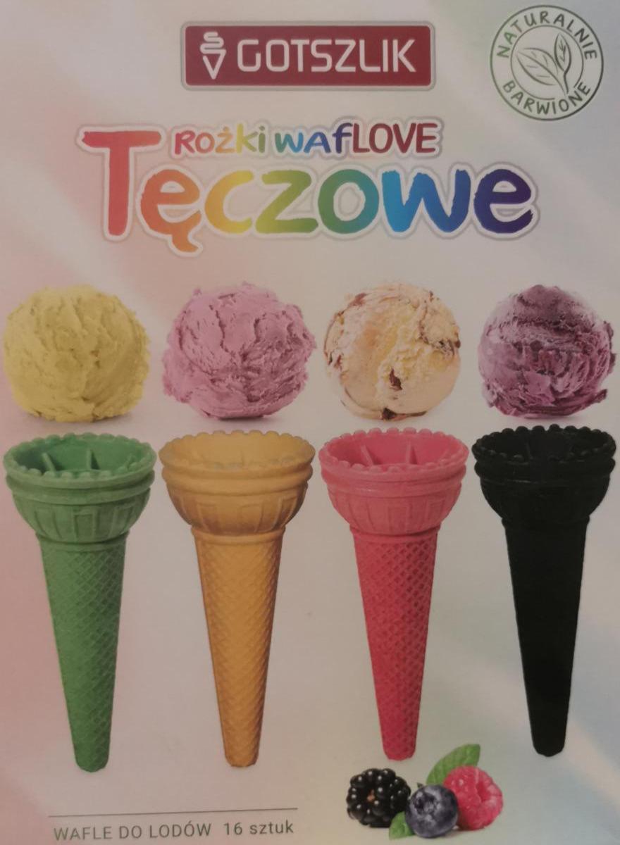 Zdjęcia - Gotszlik Teczowe wafle do lodów