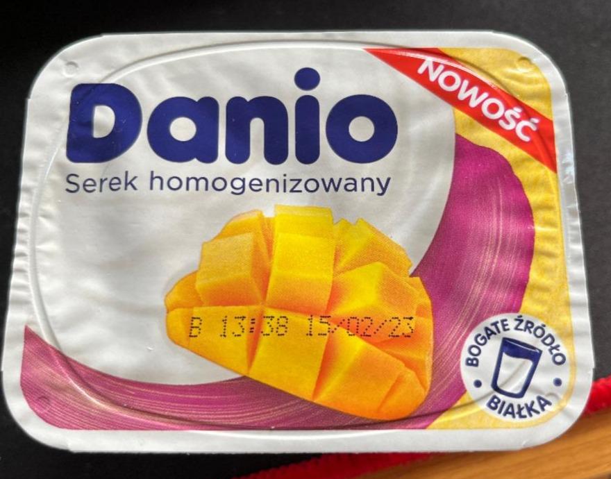 Zdjęcia - Danio Serek homogenizowany mango 130 g