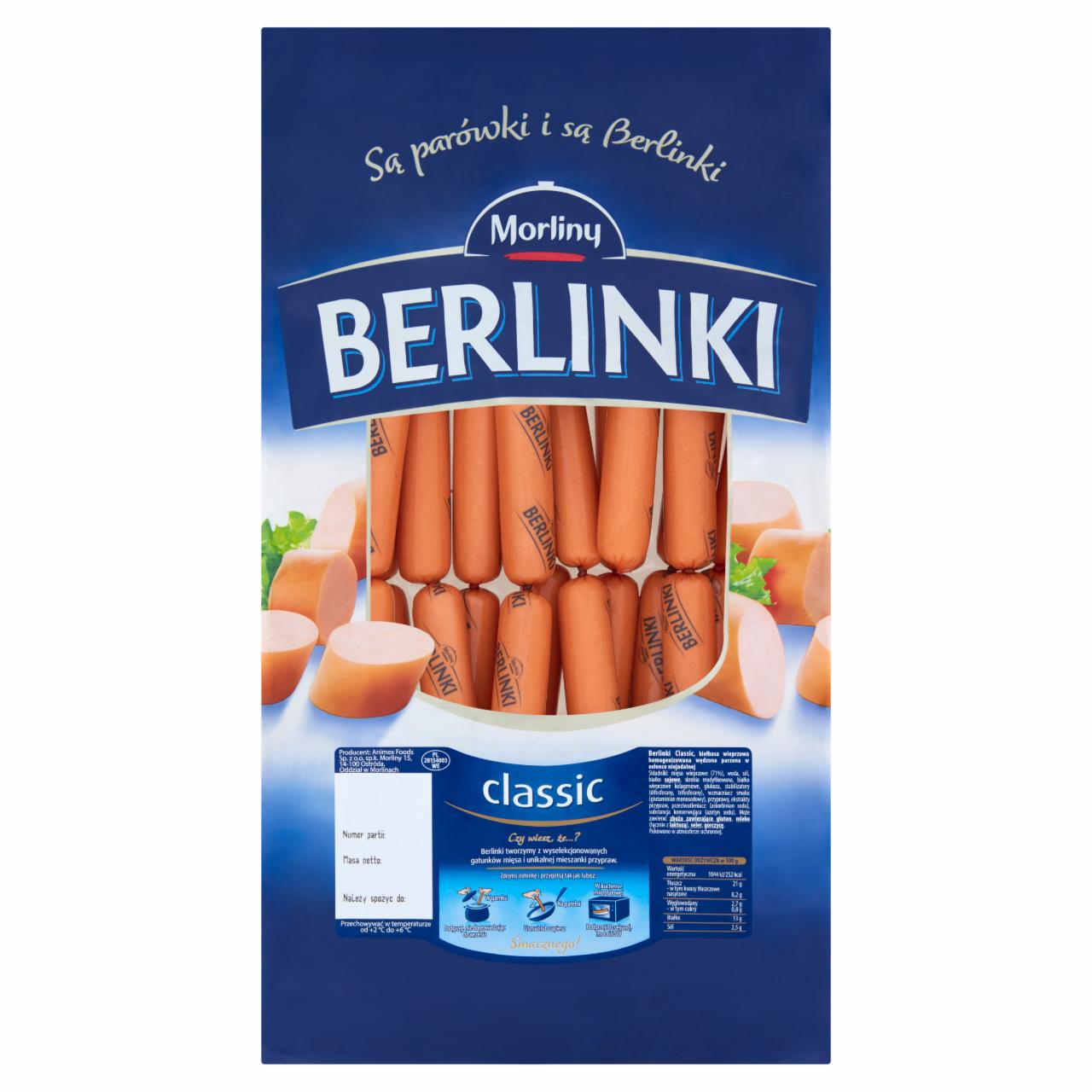 Zdjęcia - Berlinki Classic Parówki 1,5 kg