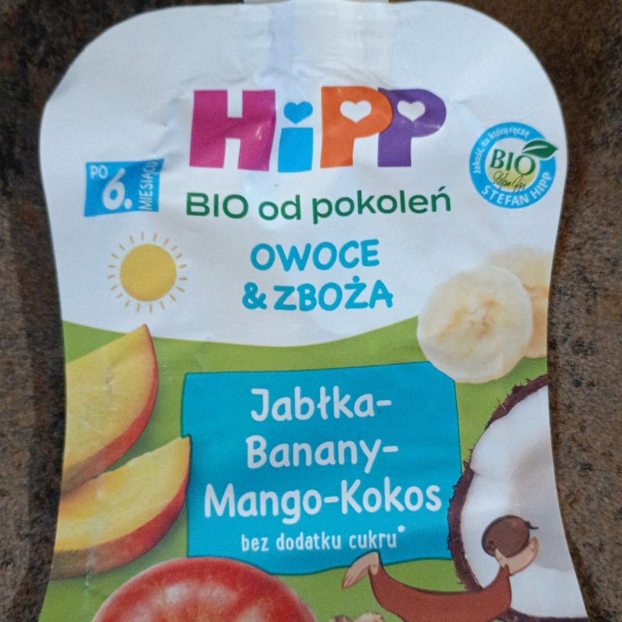 Zdjęcia - Bio Jabłka-Banany-Mango-Kokos Hipp