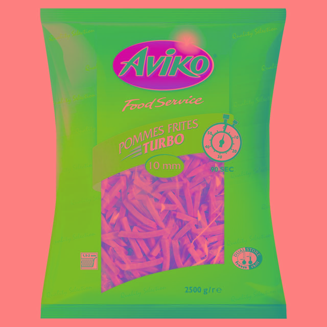 Zdjęcia - Aviko Turbo Frytki ziemniaczane 10 mm 2500 g