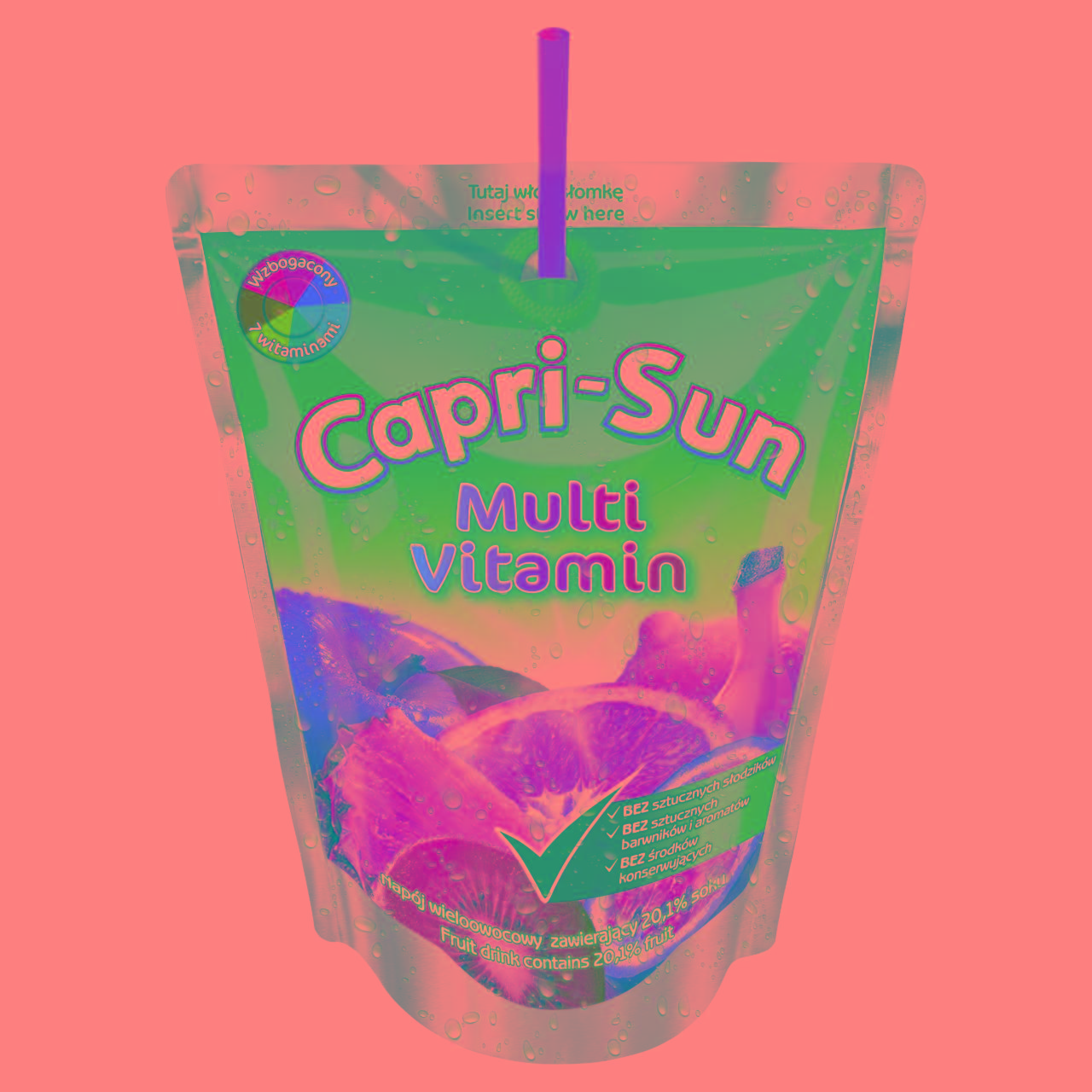 Zdjęcia - Capri-Sun Multi Vitamin Napój wieloowocowy 200 ml