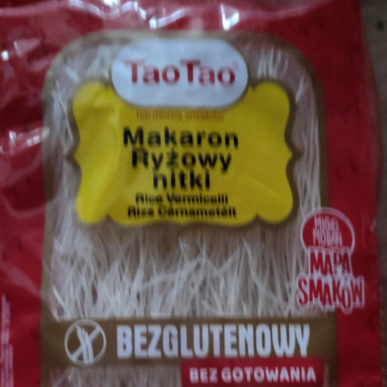 Zdjęcia - Tao Tao Makaron ryżowy nitki 200 g