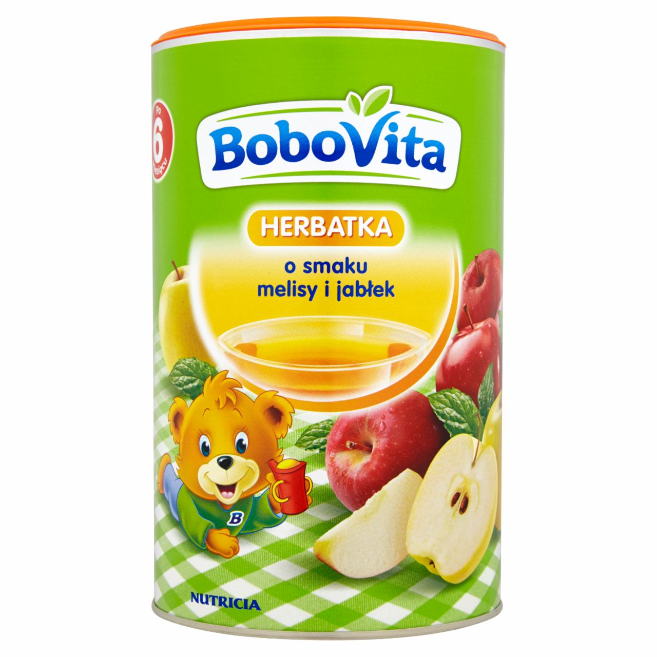 Zdjęcia - BoboVita Herbatka o smaku melisy i jabłek po 6 miesiącu 400 g