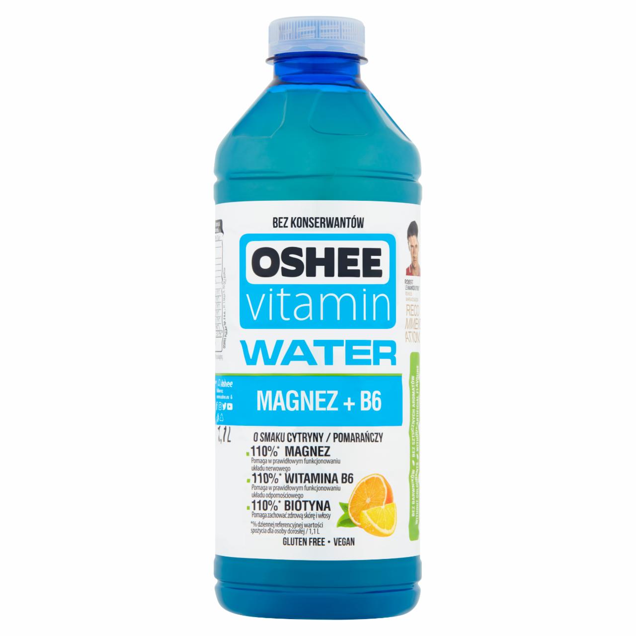 Zdjęcia - Oshee Vitamin Water Zero Napój niegazowany o smaku cytryny-pomarańczy 555 ml
