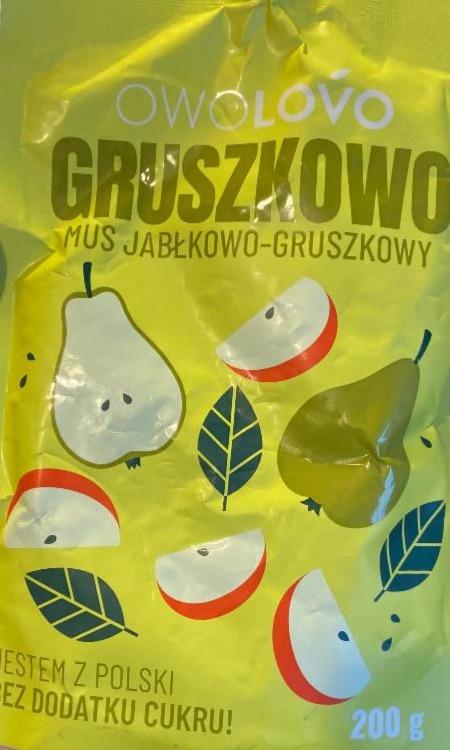 Zdjęcia - Gruszkowo Mus jabłkowo gruszkowy Owolovo