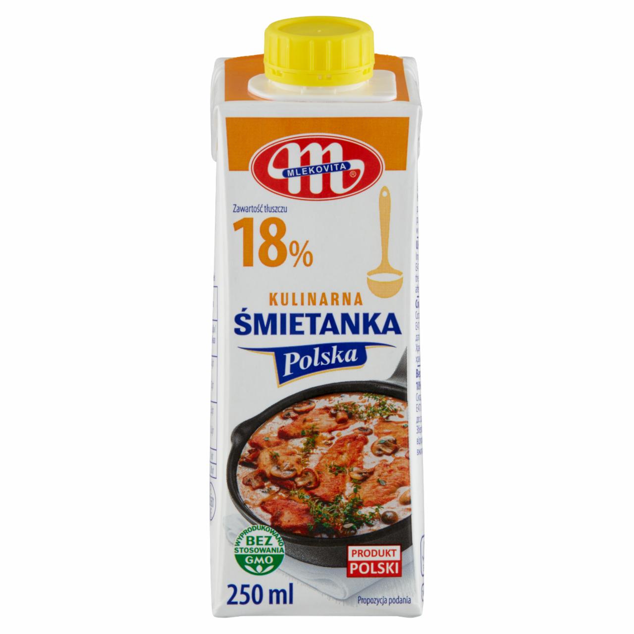 Zdjęcia - Mlekovita Śmietanka Polska kulinarna 18% 250 ml