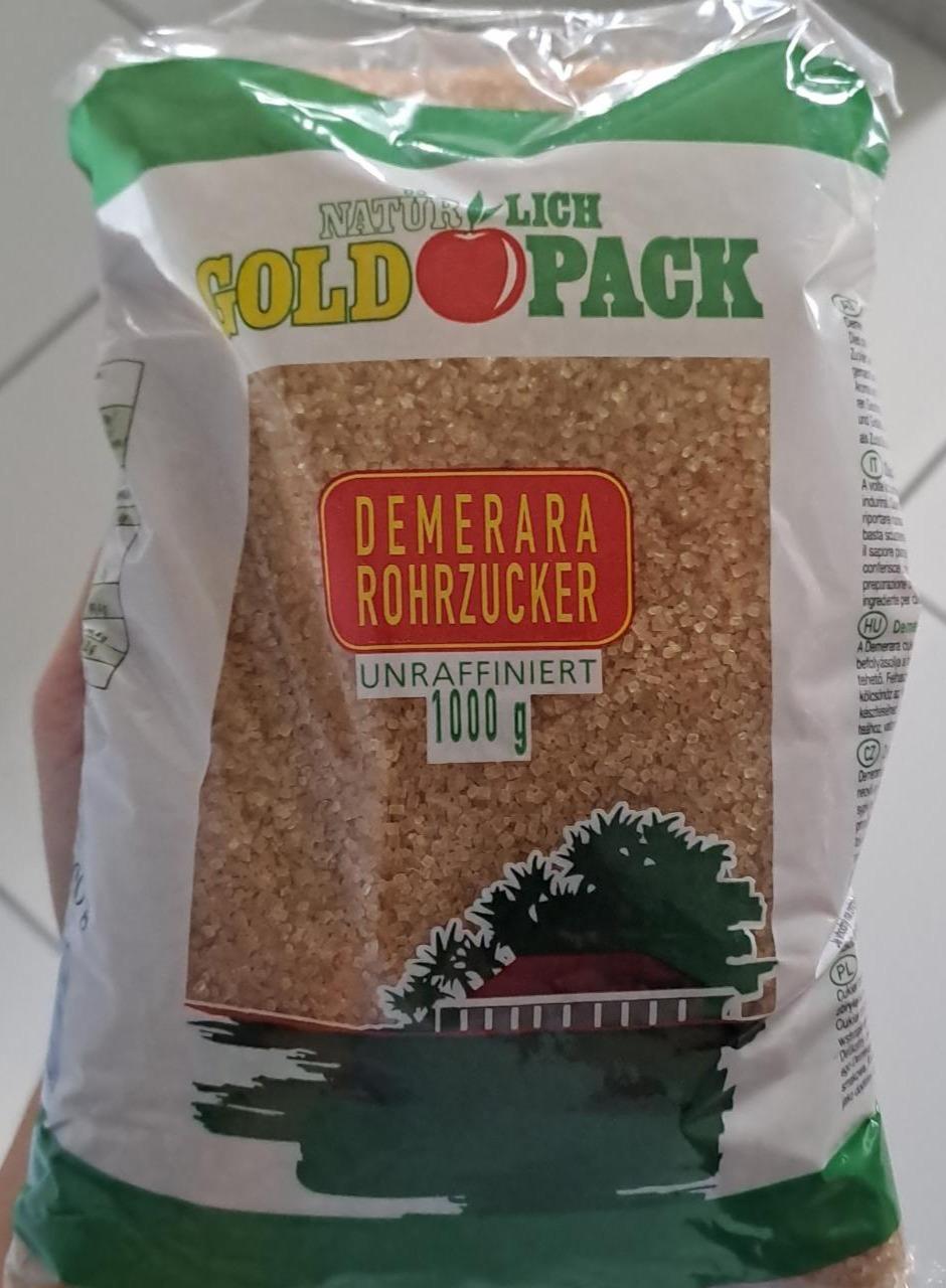 Zdjęcia - Natürlich Goldpack Cukier trzcinowy nierafinowany Demerara 1 kg