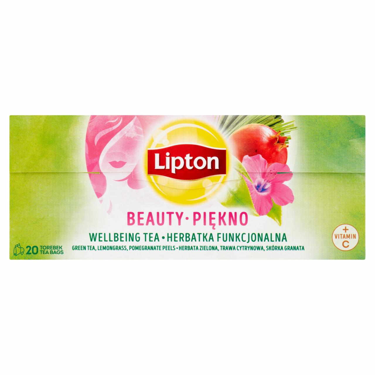 Zdjęcia - Lipton Piękno Herbatka funkcjonalna 32 g (20 torebek)