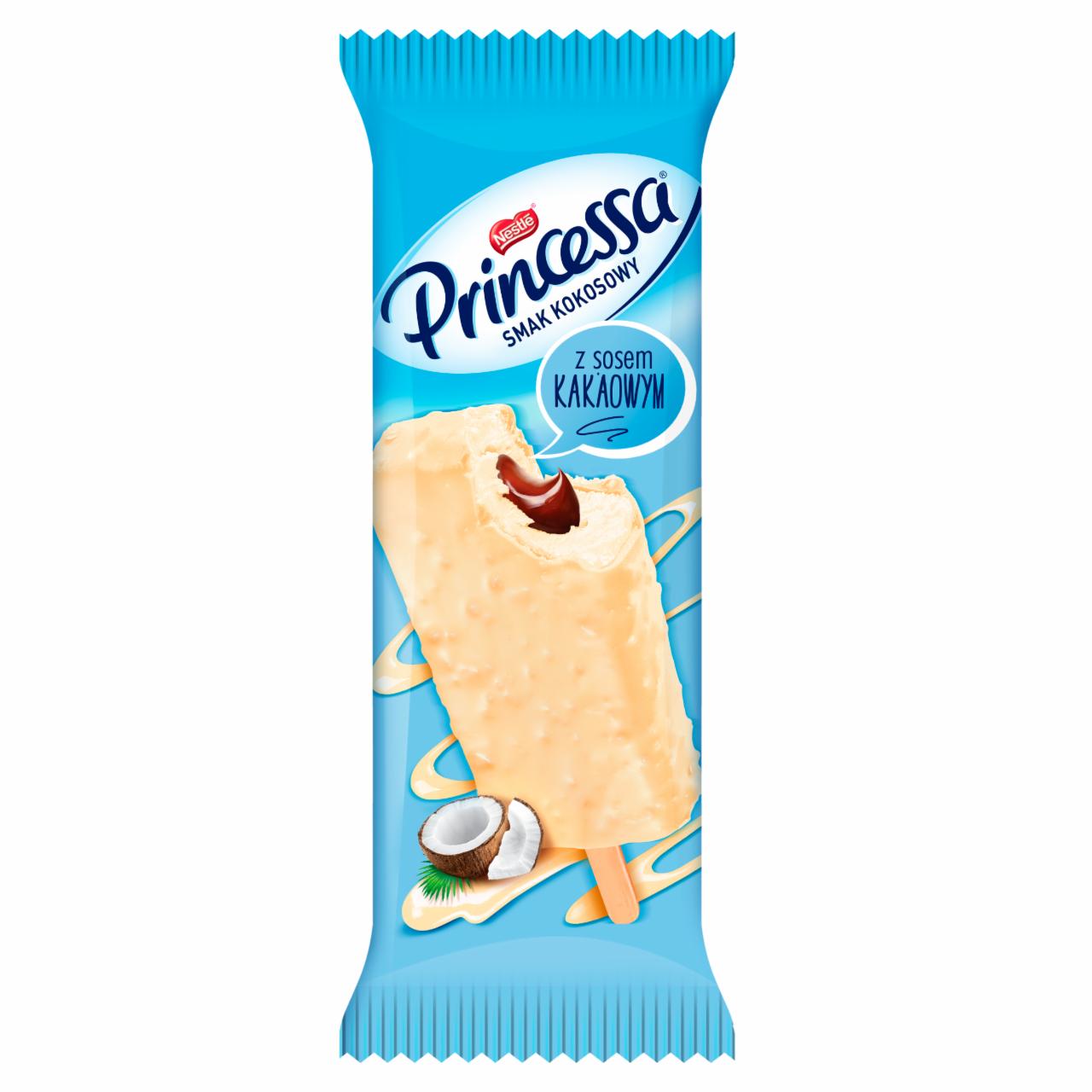 Zdjęcia - Princessa Lody o smaku kokosowym z sosem kakaowym 95 ml