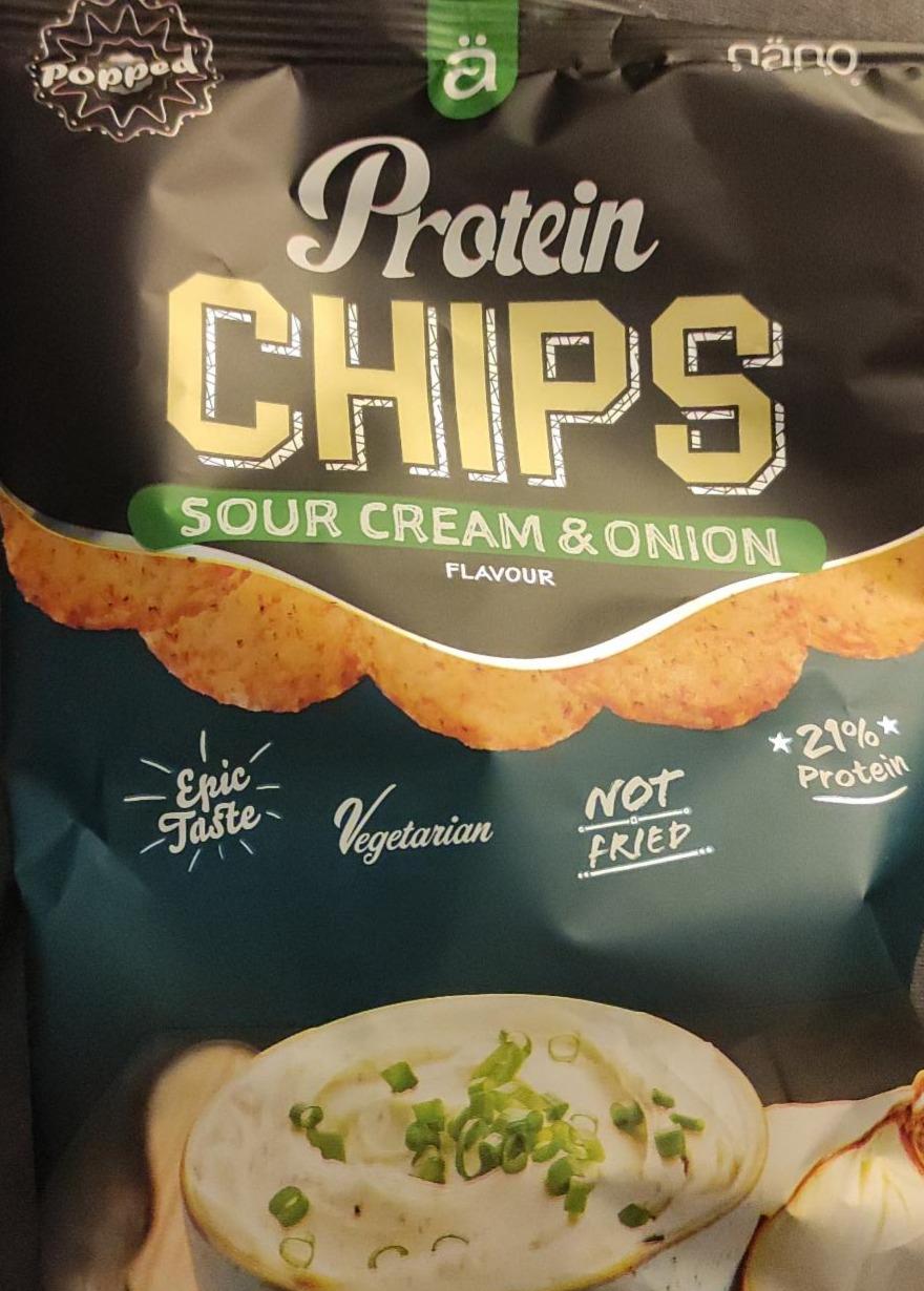 Zdjęcia - Protein Chips sour cream onion Popped