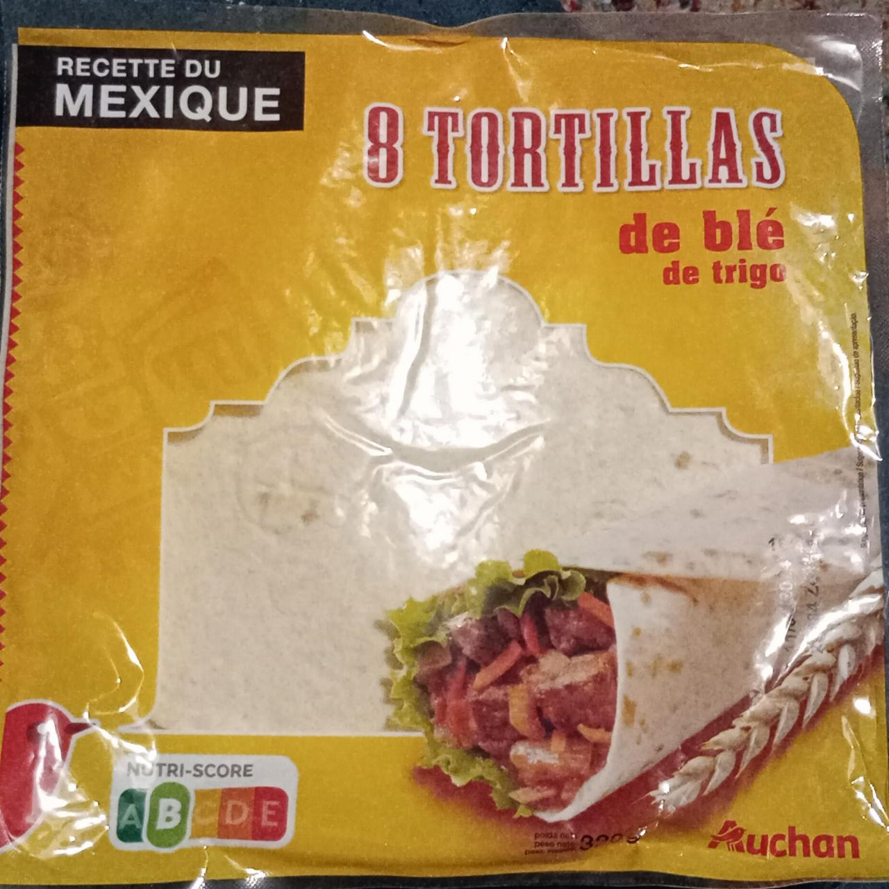 Zdjęcia - 8 Tortillas de blé de trigo Auchan