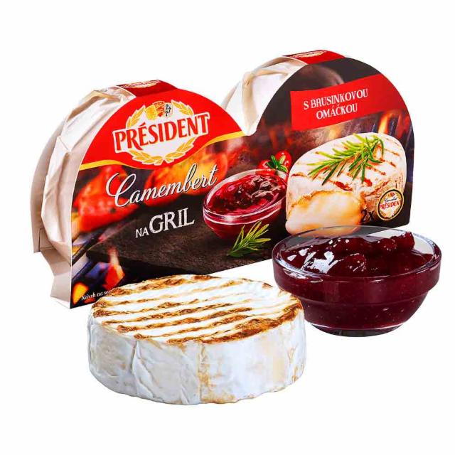 Zdjęcia - ser President Camembert na gril