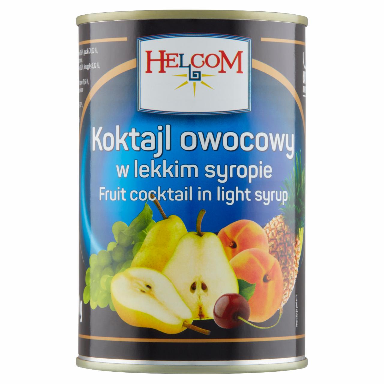 Zdjęcia - Helcom Koktajl owocowy w lekkim syropie 460 g