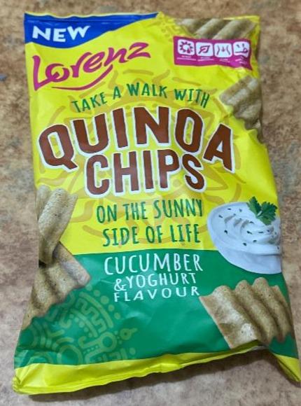 Zdjęcia - Quinoa Chips Cucumber & Yoghurt Flavour Lorenz
