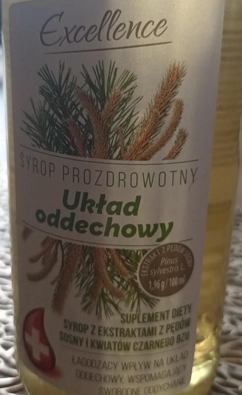 Zdjęcia - Excellence Układ oddechowy Suplement diety syrop prozdrowotny pędy sosny 430 ml