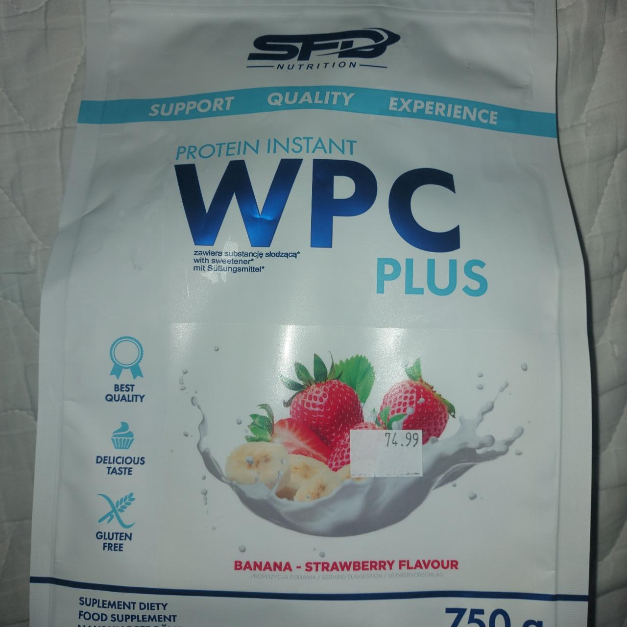 Zdjęcia - WPC plus banana strawberry SFD Nutrition