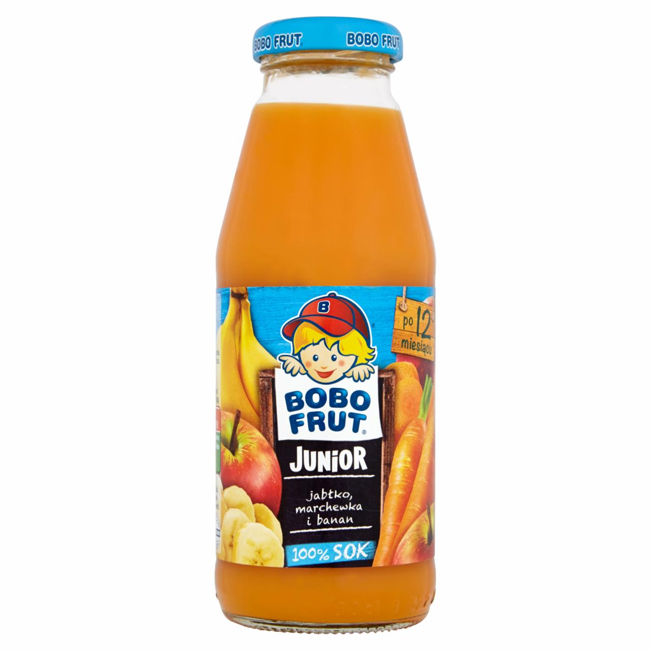 Zdjęcia - Bobo Frut Junior 100% sok jabłko marchewka i banan po 12 miesiącu 300 ml