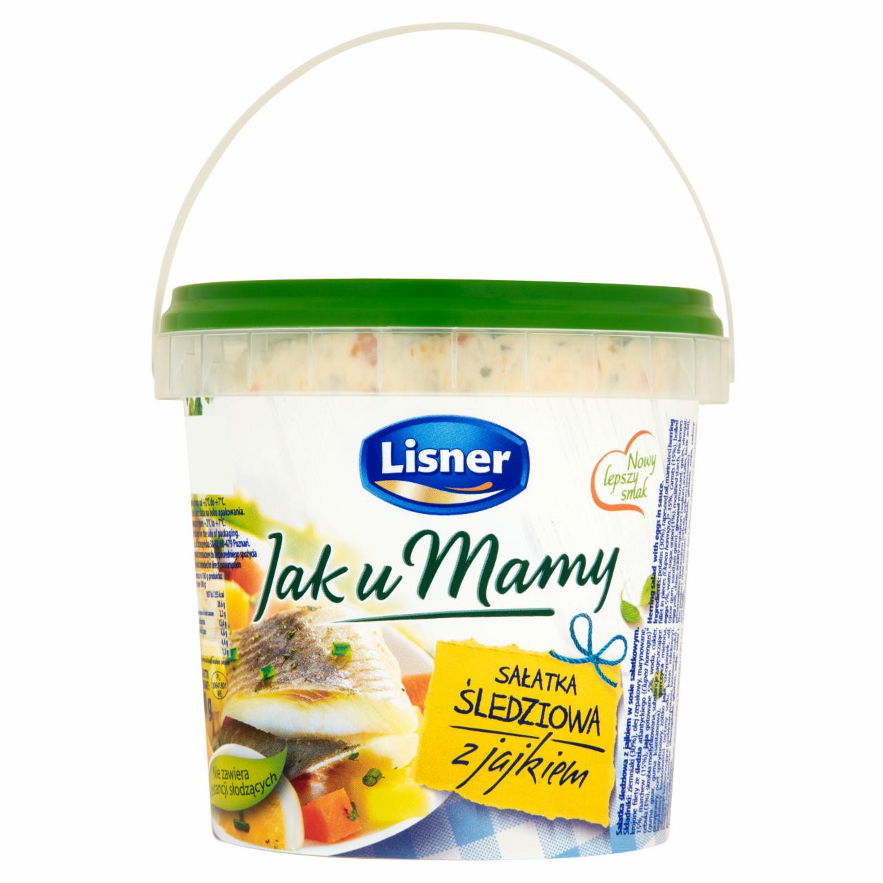 Zdjęcia - Lisner Jak u Mamy Sałatka śledziowa z jajkiem 500 g