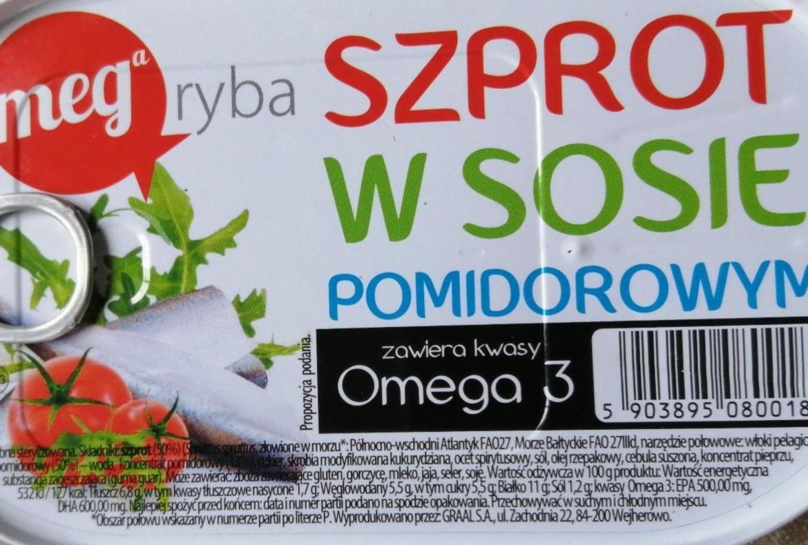 Zdjęcia - Szprot w sosie pomidorowym MegaRyba