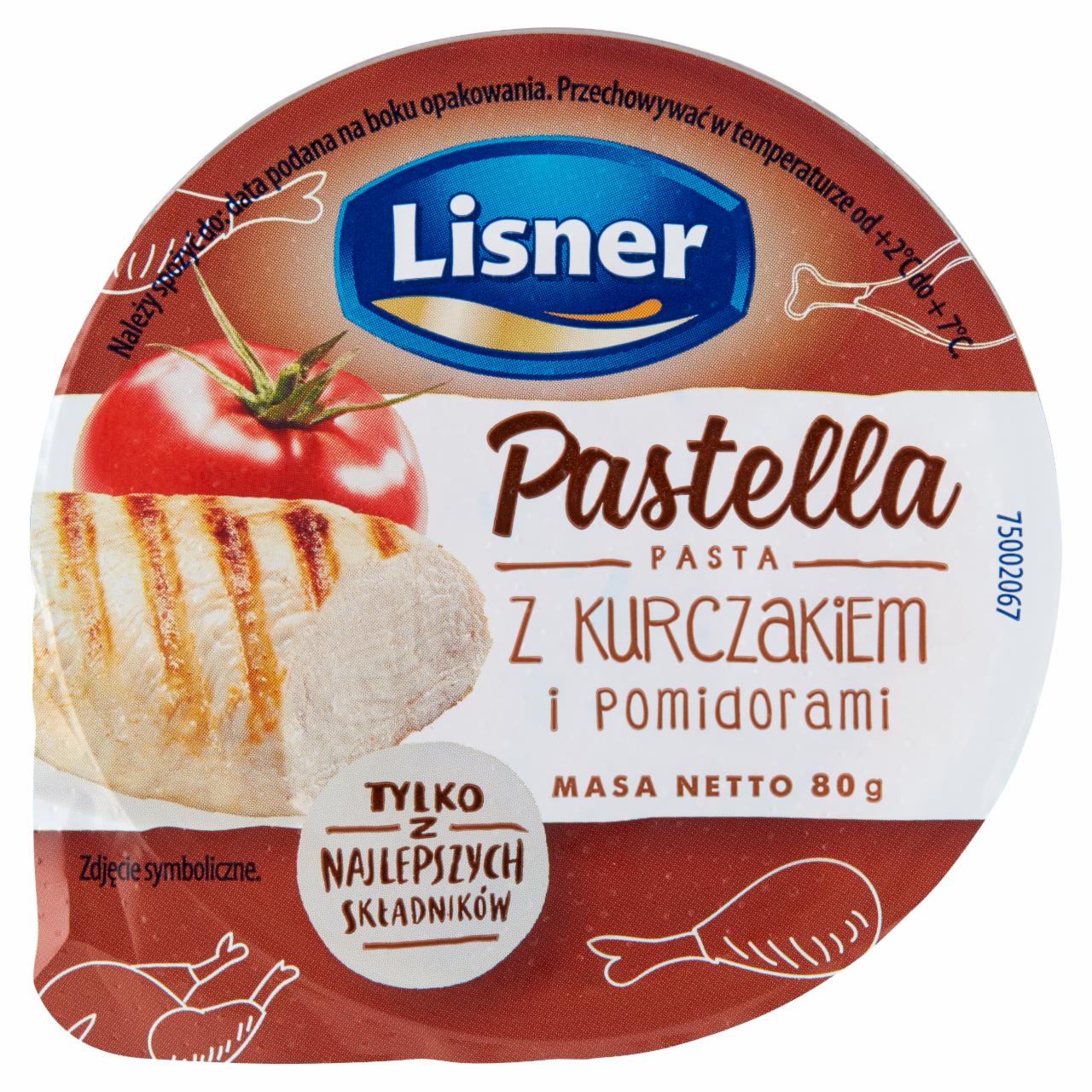 Zdjęcia - Lisner Pastella Pasta z kurczakiem i pomidorami 80 g