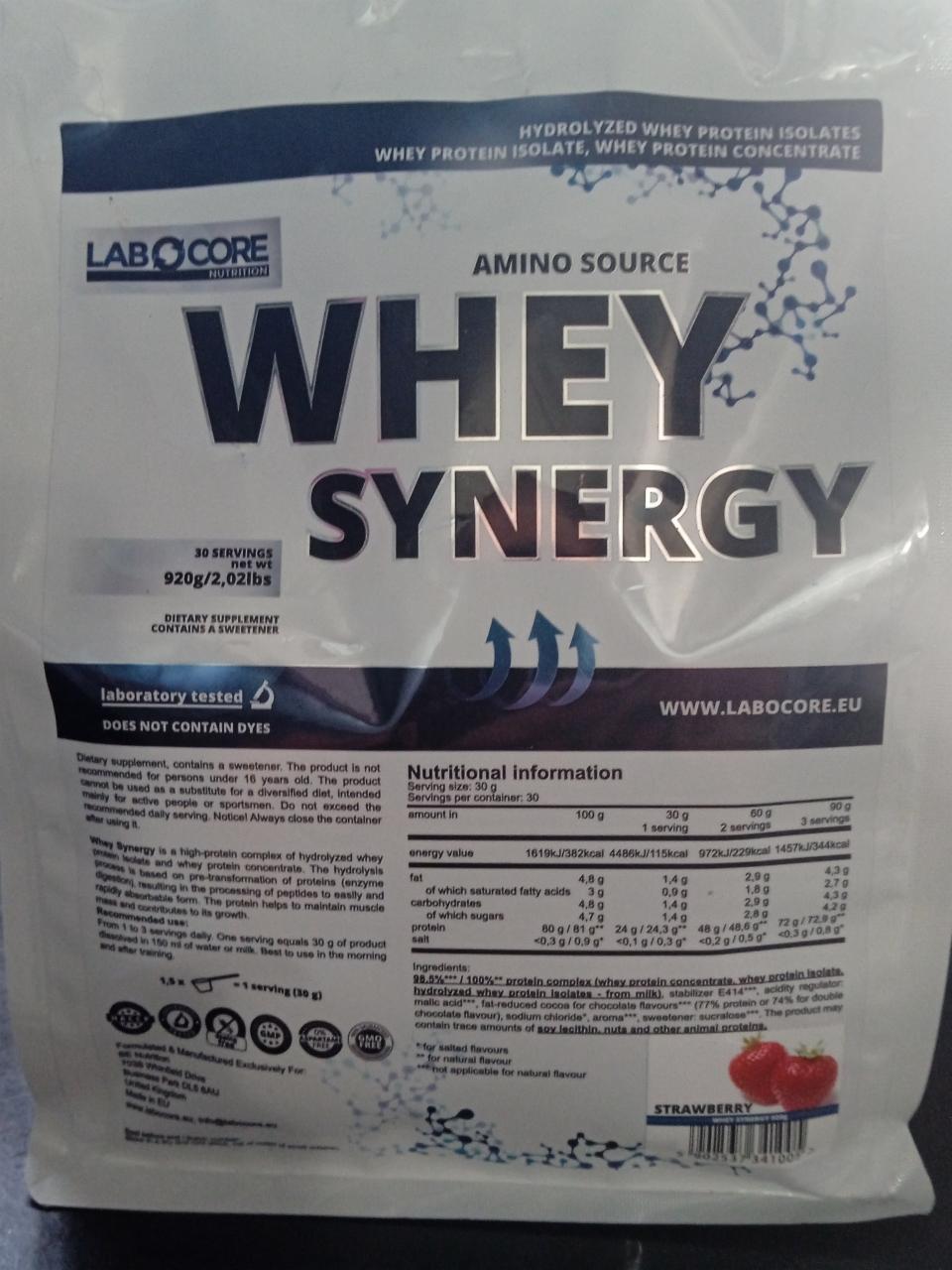 Zdjęcia - odżywka białkowa whey synergy