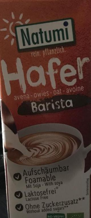 Zdjęcia - Natumi napój roślinny owsiany owies barista