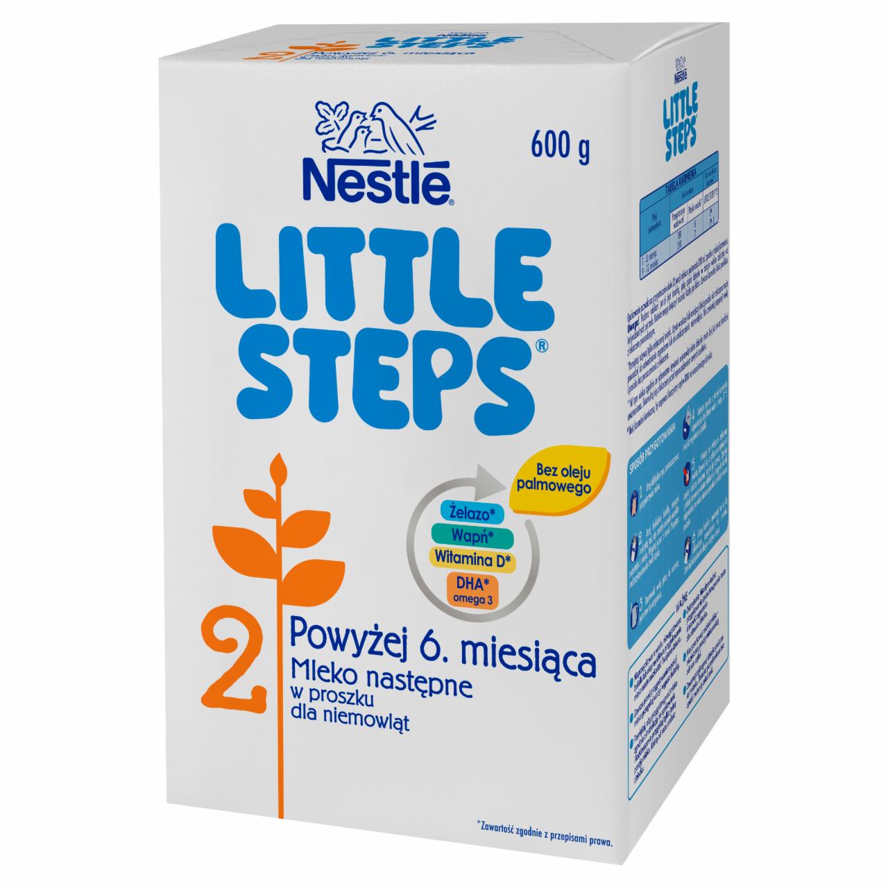 Zdjęcia - LITTLE STEPS 2 Mleko następne w proszku dla niemowląt powyżej 6. miesiąca 600 g (2 x 300 g)