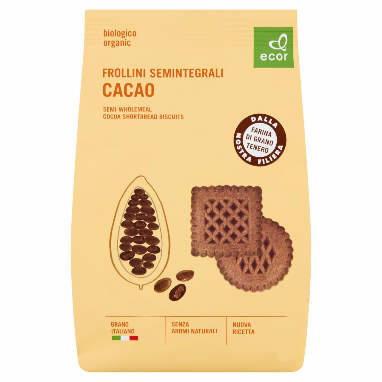 Zdjęcia - Ecor Ciastka kakaowe z kawałkami czekolady Bio 350 g