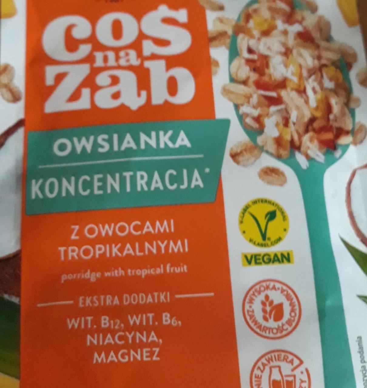 Zdjęcia - Kupiec Coś na ząb Owsianka z owocami tropikalnymi 35 g