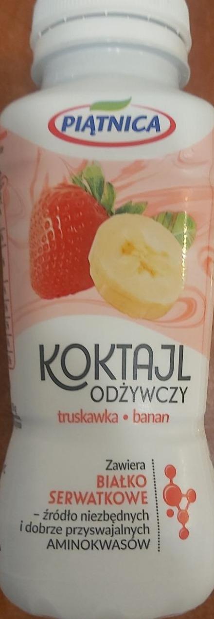 Zdjęcia - koktajl odżywczy truskawka banan Piątnica