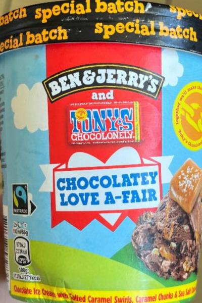 Zdjęcia - lody chocolatey love a-fair ben&jerry’s