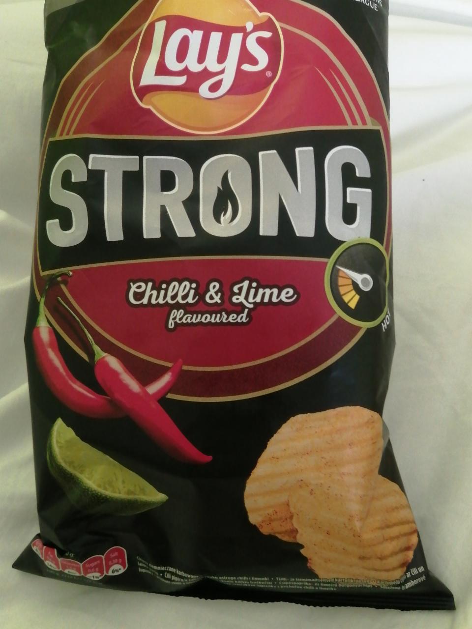 Zdjęcia - Strong Chilli & Lime flavoured Lay's
