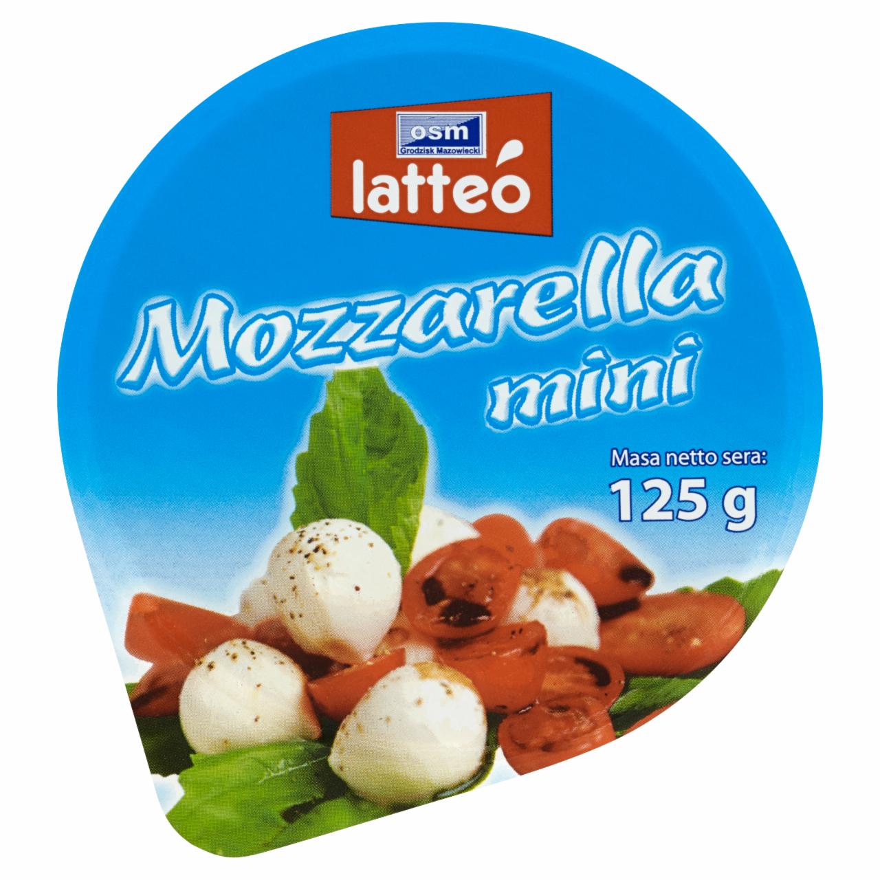 Zdjęcia - OSM Grodzisk Mazowiecki latteó Mozzarella mini 125 g