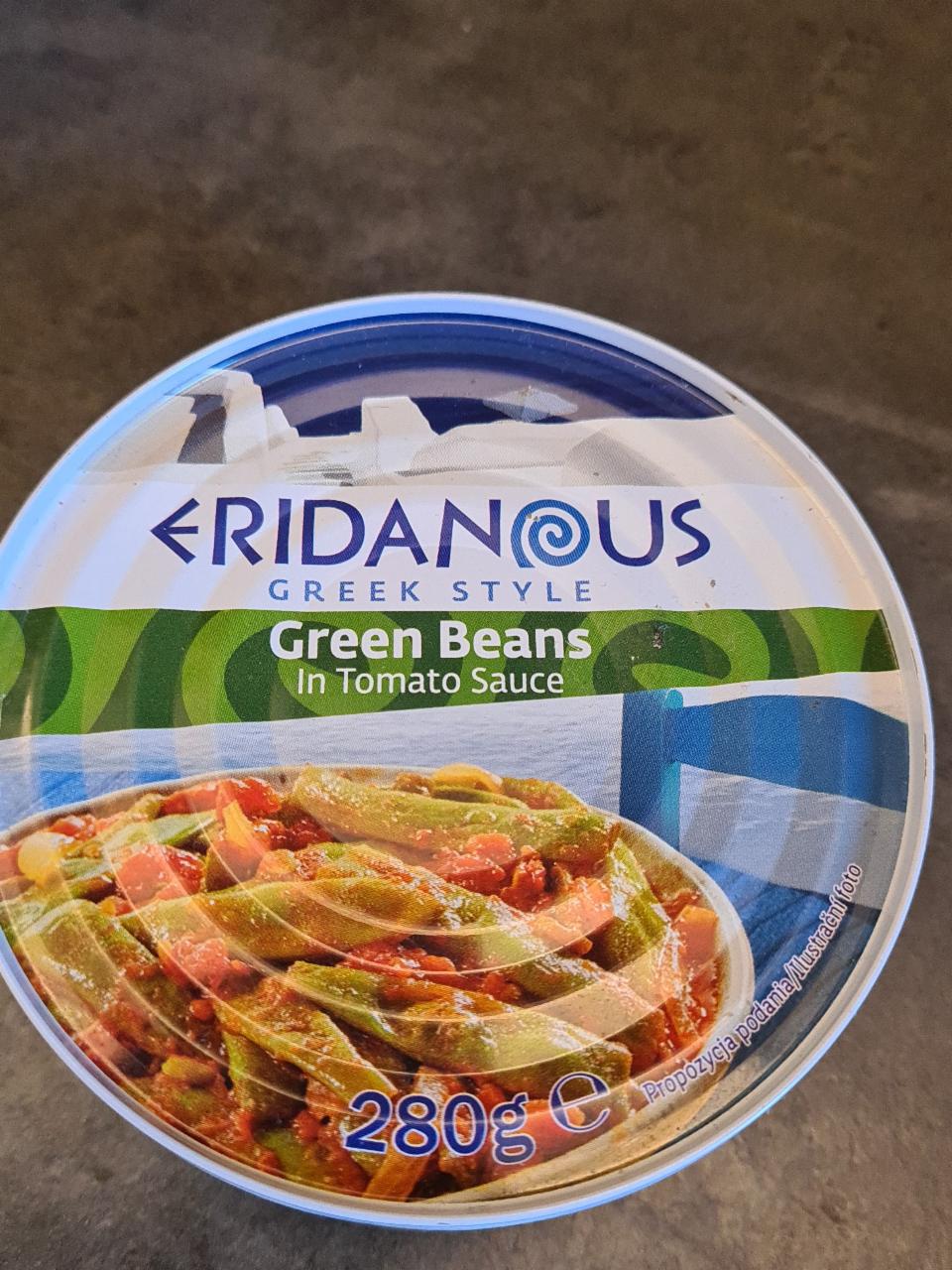 Zdjęcia - green beans in tomato sauce eridanous