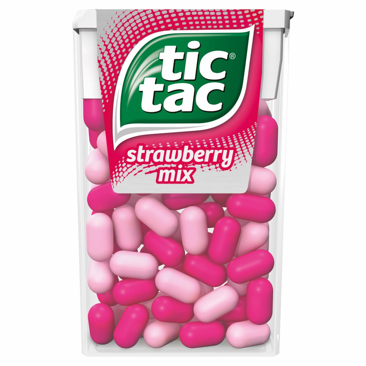 Zdjęcia - Tic Tac Drażetki o smaku truskawki 49 g